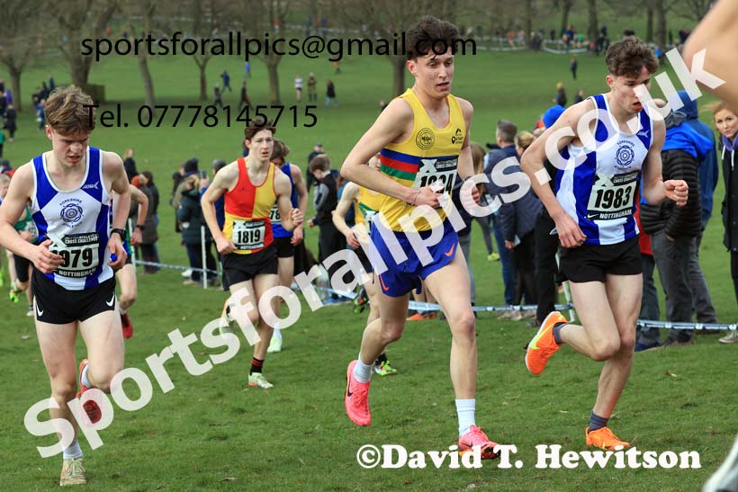 Mens Under-17s, 2024 CAU Inter Counties Cross Country Champs., Wollaton Park, Nottingham. Photo: David T. Hewitson/Sports for All Pics